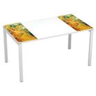 Recht bureau 140x80cm met blad Décor Easy Office - Manutan Expert