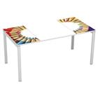 Recht bureau 160x80 cm met blad Décor Easy Office - Manutan Expert