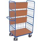 Etagewagen hoog met inklapbare etages