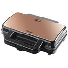 Sandwich maker XL 4 driehoek sandwich zwart/koper Bestron