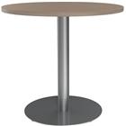 Vergadertafel rond 80 cm trompetvoet