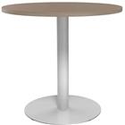 Vergadertafel rond 80 cm trompetvoet