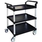 Gereedschapswagen 250 kg - polypropyleen - 3 legborden - 680 x 450 mm - Stockman