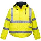 Bomberjack FR Bizflame Antistatic Rain Hi-Vis Geel S773 Portwest