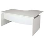 Asymmetrisch bureau Linéo wit