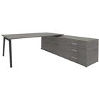 Bureau Steel Direction op poten met 3 laden