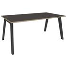 Bureau enkelzijdig, Steel Graphite carbon voet