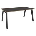 Bureau enkelzijdig, Steel Graphite carbon voet