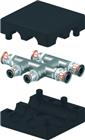 Uponor S-Press PLUS Fitting met 6 aansluitingen | 1070691