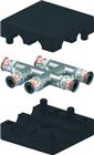 Uponor S-Press PLUS Fitting met 6 aansluitingen | 1070692