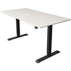 Zit/sta bureau Move1 Antraciet, memory functie, B160xD80xH74-123cm.