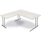 Bureau Artline - chroom frame - B1600 x D800 met verlening 1000x600mm