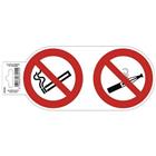 Paneel zelfklevend Roken en dampen verboden - Exacompta