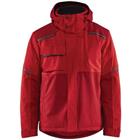 Winterjas 4881 - rood/donkerrood