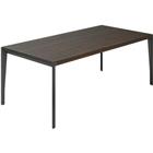 Bureau recht houtfineer X9-serie - 161 cm - Quadrifoglio