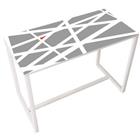 Hoge vergadertafel Easy Office voor 6 personen, kleur: decoratie - Manutan Expert