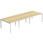 Bureau recht Bench Easy Office 6-zits