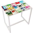 Hoge vergadertafel Easy Office, 4 personen, kleur: decoratie - Manutan Expert