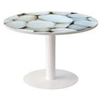 Vergadertafel Easy Office rond, kleur: decoratie - Manutan Expert