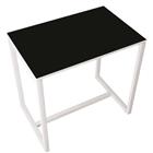 Hoge vergadertafel Easy Office, 4 personen, effen kleur - Manutan Expert