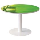 Vergadertafel Easy Office rond, kleur: decoratie - Manutan Expert