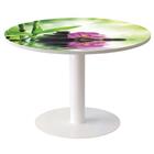 Vergadertafel Easy Office rond, kleur: decoratie - Manutan Expert