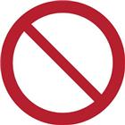 Pictogram Algemeen verbod