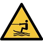 Pictogram Waarschuwing: gesleepte watersporten