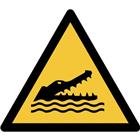 Pictogram Waarschuwing: krokodillen