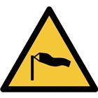 Pictogram Waarschuwing: stevige wind