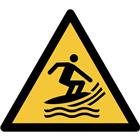 Pictogram Waarschuwing: surfgebied