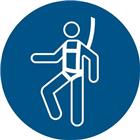 Pictogram Veiligheidsharnas verplicht