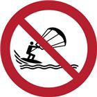 Pictogram Kitesurfen verboden