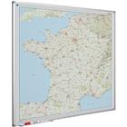 Landkaart whiteboard Softline profiel, Frankrijk Wegen - Smit Visual