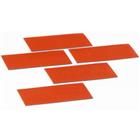 Symbool Rechthoek rood, set van 5 stuks - Smit Visual