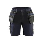 Short met stretch en spijkerzak Marineblauw/Zwart - Blåkläder