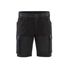 Service short met stretch Marineblauw/Zwart - Blåkläder