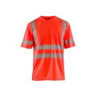 T-shirt High Vis UV korte mouw ronde hals 3420 - rood