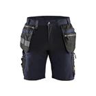 Short met stretch en spijkerzak Marineblauw/Zwart - Blåkläder