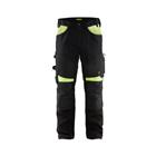 Werkbroek 1556 zwart/fluorescerend geel - Blaklader