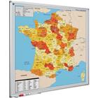 Landkaart whiteboard Softline profiel, Frankrijk PC - Smit Visual