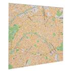 Administratieve kaart van Parijs, magnetisch 110 x 110 cm