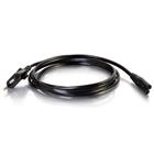 C2G 80618 electriciteitssnoer Zwart 3 m CEE7/7 C7 stekker