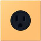 Jung LS RANGE Wandcontactdoos (WCD schakelmat.) | LC521-15254