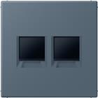 Jung LS RANGE Inzetplaat schakelmateriaal | LC1969-2WE202