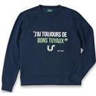 Sweatshirt bedrukt Ysweat marine - Parade