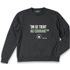 Sweatshirt bedrukt Vsweat antracietgrijs - Parade