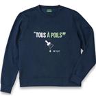 Sweatshirt bedrukt Psweat marine - Parade