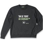Sweatshirt bedrukt Vsweat antracietgrijs - Parade