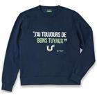 Sweatshirt bedrukt Ysweat marine - Parade